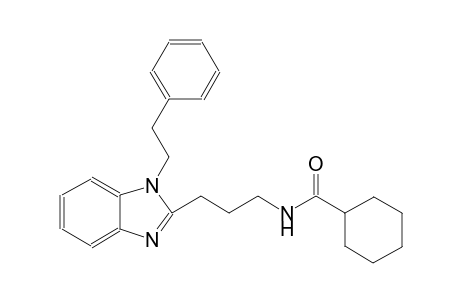 cyclohexanecarboxamide, N-[3-[1-(2-phenylethyl)-1H-benzimidazol-2-yl]propyl]-