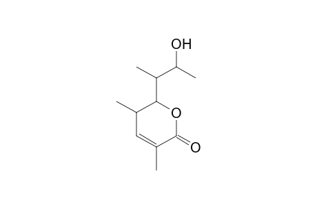 2-Pyranone, 5,6-dihydro-3,5-dimethyl-6-(3-hydroxybutan-2-yl)-