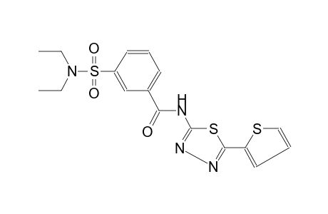benzamide, 3-[(diethylamino)sulfonyl]-N-[5-(2-thienyl)-1,3,4-thiadiazol-2-yl]-