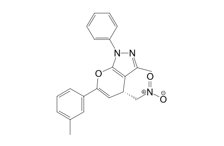(R)-3-Methyl-4-(nitromethyl)-1-phenyl-6-(m-tolyl)-1,4-dihydropyrano[2,3-c]pyrazole