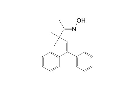3,3-Dimethyl-5,5-diphenylpent-4-en-2-one oxime