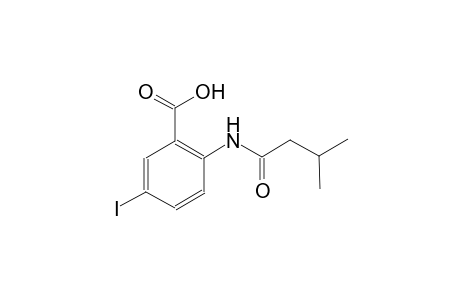 benzoic acid, 5-iodo-2-[(3-methyl-1-oxobutyl)amino]-
