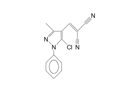 5-Chloro-4-(2,2-dicyano-ethenyl)-3-methyl-1-phenyl-pyrazol