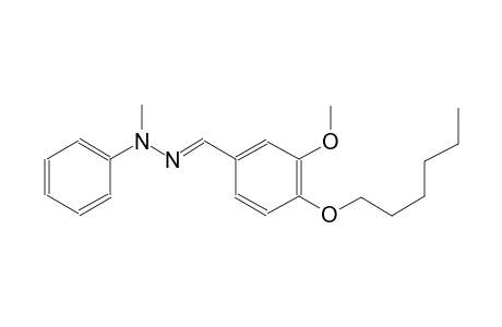 benzaldehyde, 4-(hexyloxy)-3-methoxy-, methylphenylhydrazone