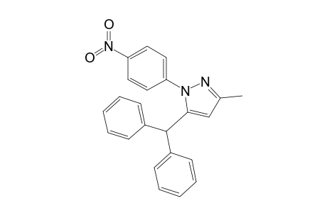5-(diphenylmethyl)-3-methyl-1-(4-nitrophenyl)pyrazole
