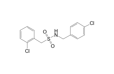 1-(2-Chlorophenyl)-N-[(4-chlorophenyl)methyl]methanesulfonamide