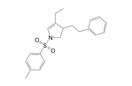 3-Ethyl-4-(2-benzylmethyl)-N-p-toluenesulfonamidedihydropyrrole