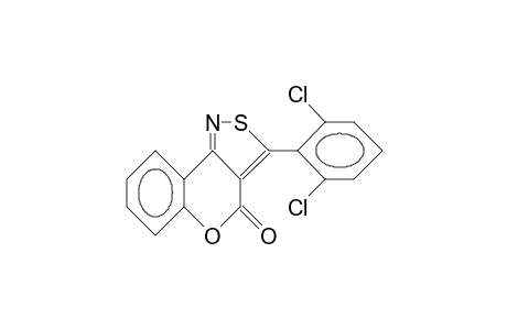 3-(2,6-Dichloro-phenyl)-chromeno(4,3-C)isothiazol-4-one