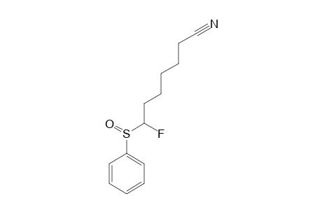 7-FLUORO-7-(PHENYLSULFINYL)-HEPTANENITRILE;MORE-POLAR-ISOMER