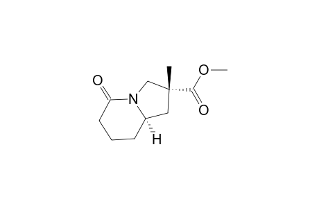 (2R,8aR)-2-Methoxycarbonyl-2-methylindolizidin-5-one