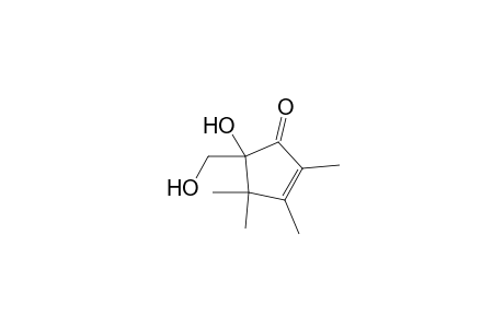 5-Hydroxy-5-(hydroxymethyl)-2,3,4,4-tetramethylcyclopent-2-en-1-one