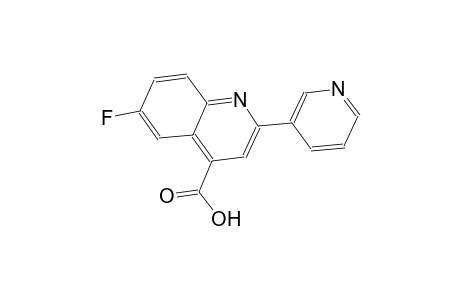 6-fluoro-2-(3-pyridinyl)-4-quinolinecarboxylic acid