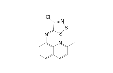 2-Methyl-8-[N-(4-chloro-5H-1,2,3-dithiazol-5-ylidene)amino]quinoline