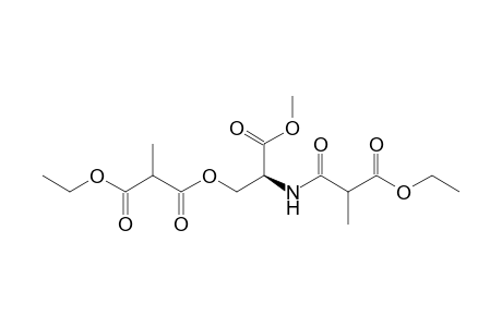 N,O-Bis(2-ethoxycarbonylpropanoyl)-L-serine methyl ester