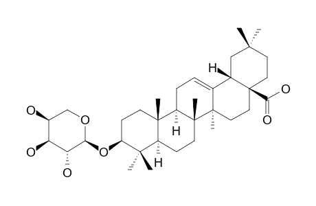 ASPEROSAPONIN-C;3-O-ALPHA-L-ARABINOPYRANOSYL-OLEANOLIC-ACID