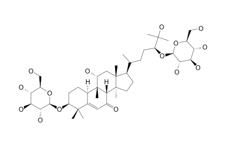 7-OXOMOGROSIDE_II_E;7-OXOMOGROL_3,24-DI-O-BETA-D-GLUCOPYRANOSIDE