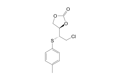 THREO-4-(1-CHLORO-2-PARA-TOLYLTHIOETHYL)-1,3-DIOXOLAN-2-ONE