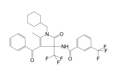 N-[4-benzoyl-1-(cyclohexylmethyl)-5-methyl-2-oxo-3-(trifluoromethyl)-2,3-dihydro-1H-pyrrol-3-yl]-3-(trifluoromethyl)benzamide