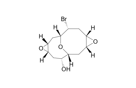 (1R*,2R*,4S*,5R*,7R*,8R*,10S*,11R*)-4,5:10,11-Diepoxy-8-bromo-13-oxabicyclo[5.5.1]tridecan-2-ol