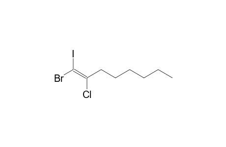 (E)-2-Chloro-1-bromo-1-iodo-2-hexylethene