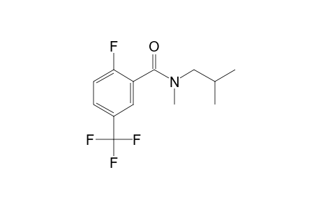 Benzamide, 2-fluoro-5-trifluoromethyl-N-methyl-N-isobutyl-