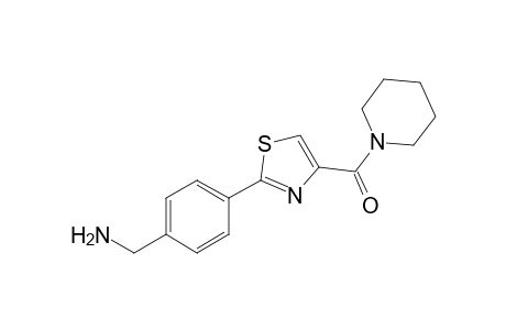 (2-(4-(aminomethyl)phenyl)thiazol-4-yl)(piperidin-1-yl)methanone