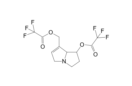 Acetic acid, trifluoro-, 2,3,5,7a-tetrahydro-7-[[(trifluoroacetyl)oxy]methyl]-1H-pyrrolizin-1- yl ester, (1R-trans)-