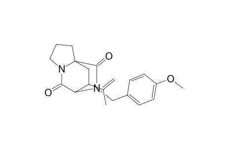 6H-3,8a-Ethanopyrrolo[1,2-a]pyrazine-1,4-dione, tetrahydro-2-[(4-methoxyphenyl)methyl]-10-(1-methylethylidene)-, (3R-cis)-