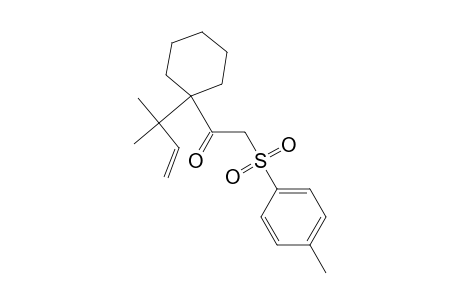 1-(1,1-dimethyl-2-propenyl)-1-[2-((4-methylphenyl)sulfonyl)-1-oxo-ethyl]cyclohexane