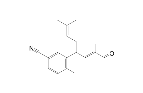 (E)-3-(2,7-dimethylene) yl-1-oxooct-2,6-dien-4-yl)-4-methylbenzonitrile