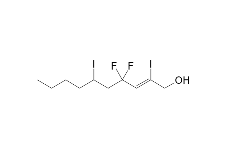 4,4-Difluoro-2,6-diiododec-2-en-1-ol