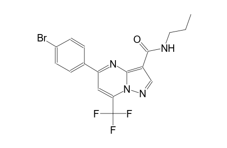 5-(4-bromophenyl)-N-propyl-7-(trifluoromethyl)pyrazolo[1,5-a]pyrimidine-3-carboxamide