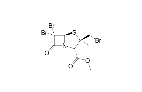 Methyl 6,6-dibromo-2.beta.-(bromomethyl)-2.alpha.-methylpenam-3.alpha.-carboxylate