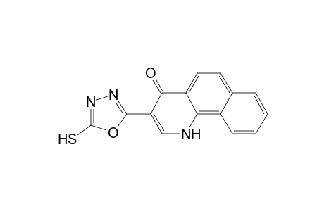 3-(5-Sulfanyl-1,3,4-oxadiazol-2-yl)benzo[h]quinolin-4(1H)-one