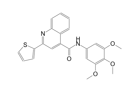 4-quinolinecarboxamide, 2-(2-thienyl)-N-(3,4,5-trimethoxyphenyl)-
