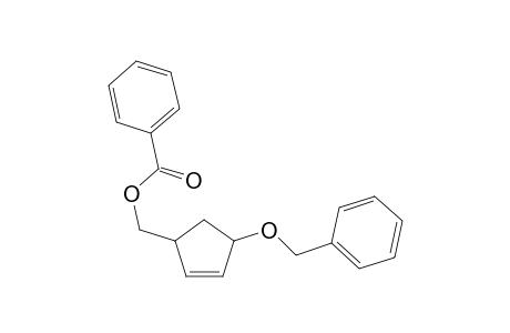 (+-)-N-(4-Benzyloxycyclopent-2-enyl)methyl-benzoate