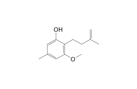 3-Methoxy-5-methyl-2-(3'-methylbut-3'-enyl)phenol