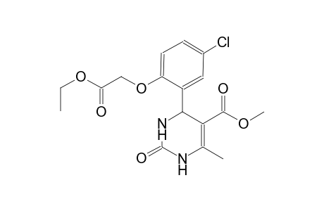 methyl 4-[5-chloro-2-(2-ethoxy-2-oxoethoxy)phenyl]-6-methyl-2-oxo-1,2,3,4-tetrahydro-5-pyrimidinecarboxylate