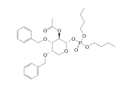 DI-N-BUTYL-(2-O-ACETYL-3,4-DI-O-BENZYL-ALPHA-D-ARABINOPYRANOSYL)-PHOSPHATE