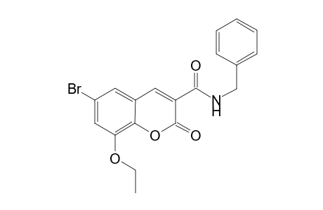 N-benzyl-6-bromo-8-ethoxy-2-oxo-2H-chromene-3-carboxamide