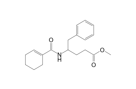 Methyl N-(1-cyclohexenoyl)-4-amino-4-benzylbutanoate