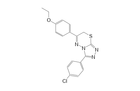 3-(4-chlorophenyl)-6-(4-ethoxyphenyl)-7H-[1,2,4]triazolo[3,4-b][1,3,4]thiadiazine