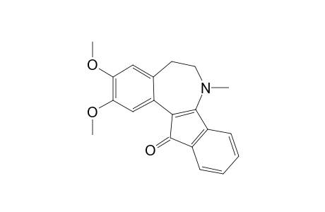 5,6,7,13-Tetrahydro-2,3-dimethoxy-7-methylbenz[d]indeno[1,2-b]azepine-13-one