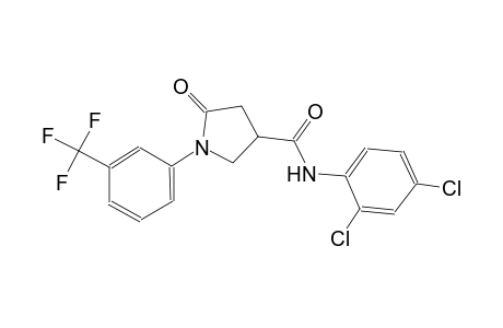 3-pyrrolidinecarboxamide, N-(2,4-dichlorophenyl)-5-oxo-1-[3-(trifluoromethyl)phenyl]-
