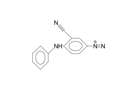 4-Anilido-3-cyano-phenyl diazonium cation