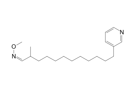 (Z)-methoxy-[2-methyl-12-(3-pyridyl)dodecylidene]amine