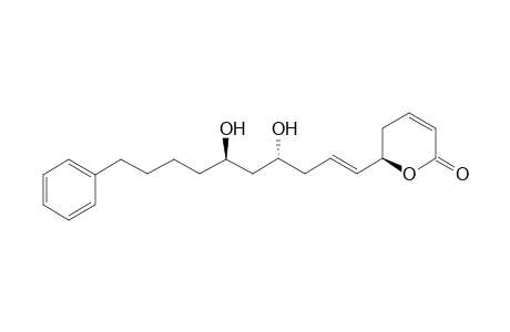 (2R)-2-[(E,4R,6R)-4,6-bis(oxidanyl)-10-phenyl-dec-1-enyl]-2,3-dihydropyran-6-one