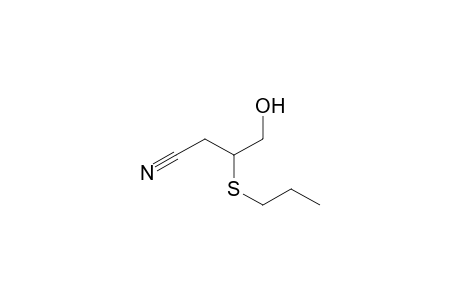 Butanenitrile, 4-hydroxy-3-(propylthio)-