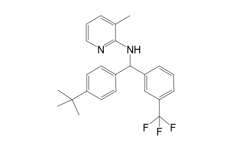 N-[{4-(tert-Butyl)phenyl}{3-(trifluoromethyl)phenyl}methyl]-3-methylpyridin-2-amine