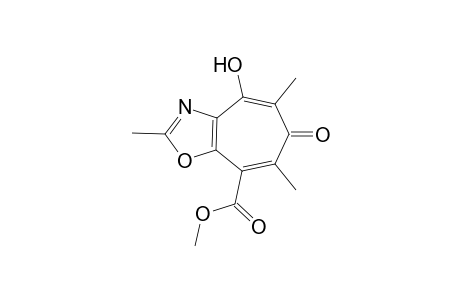 Methyl 4-hydroxy-2,5,7-trimethyl-6-oxocyclohepa[d][1,3]oxazole-8-carboxylate